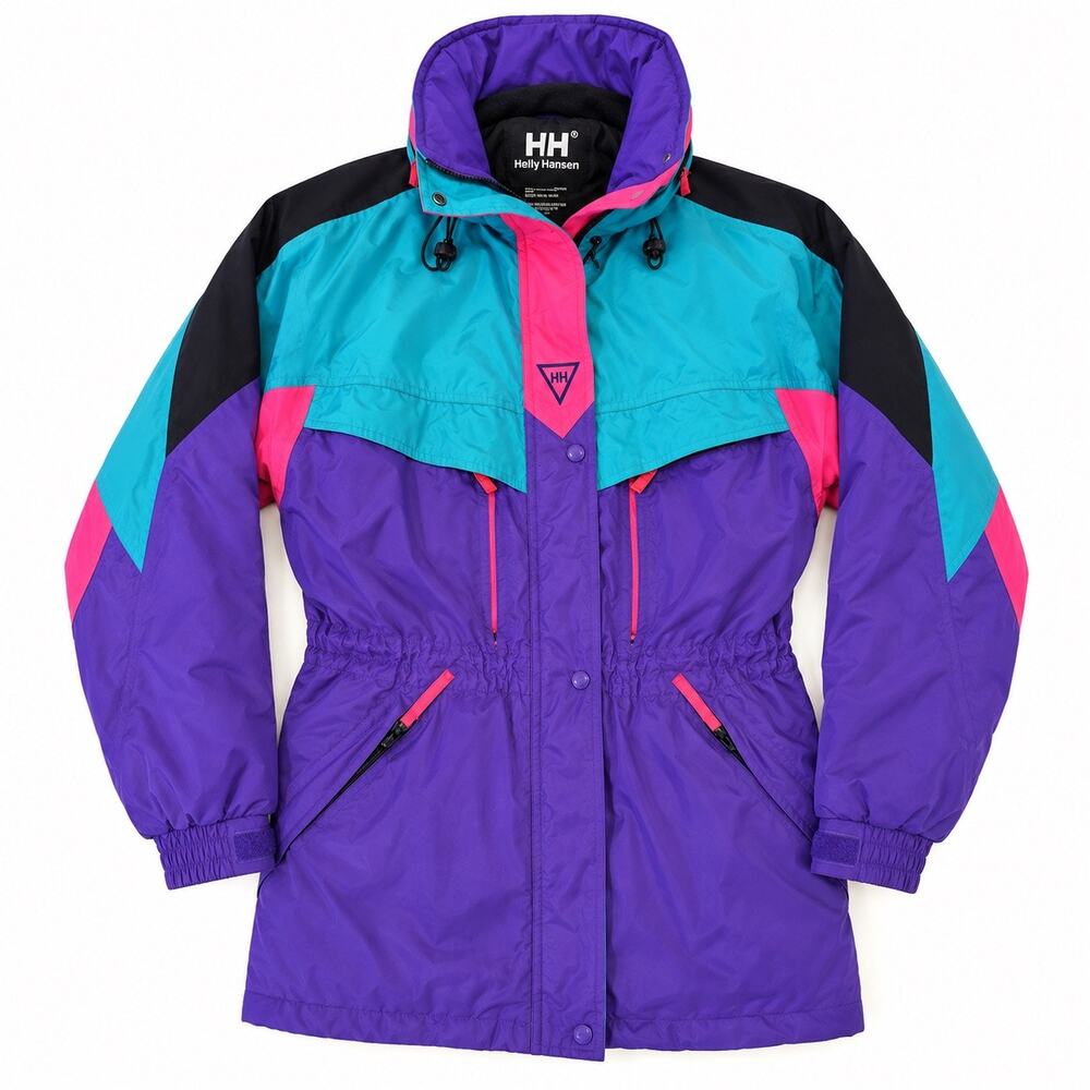 Vintage Helly Hansen Helly Tech Ski Jacket M 90s Colorblock Thinsulate